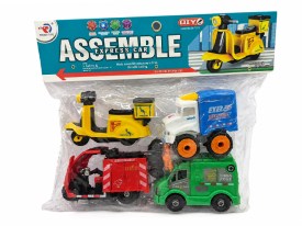 Set 4 vehiculos ASSEMBLE
